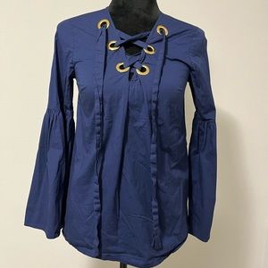 Michael Kors Long Bell Sleeve Blouse